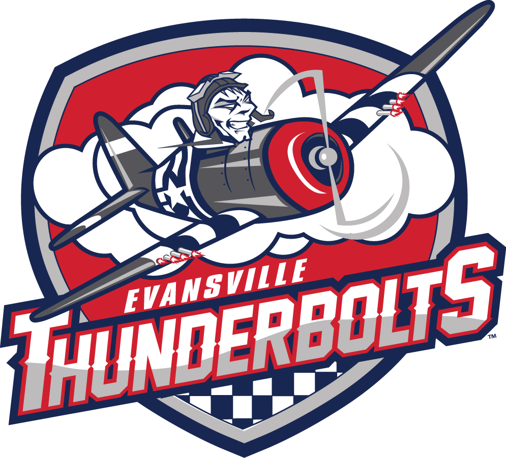 Evansville Thunderbolts 2016-Pres Primary Logo iron on transfers for clothing